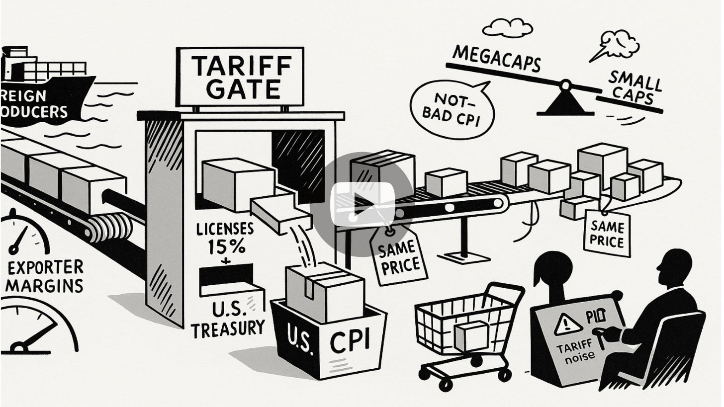 Cartoon cover, Apple (AAPL): The Tariff Bill Lands Offshore
