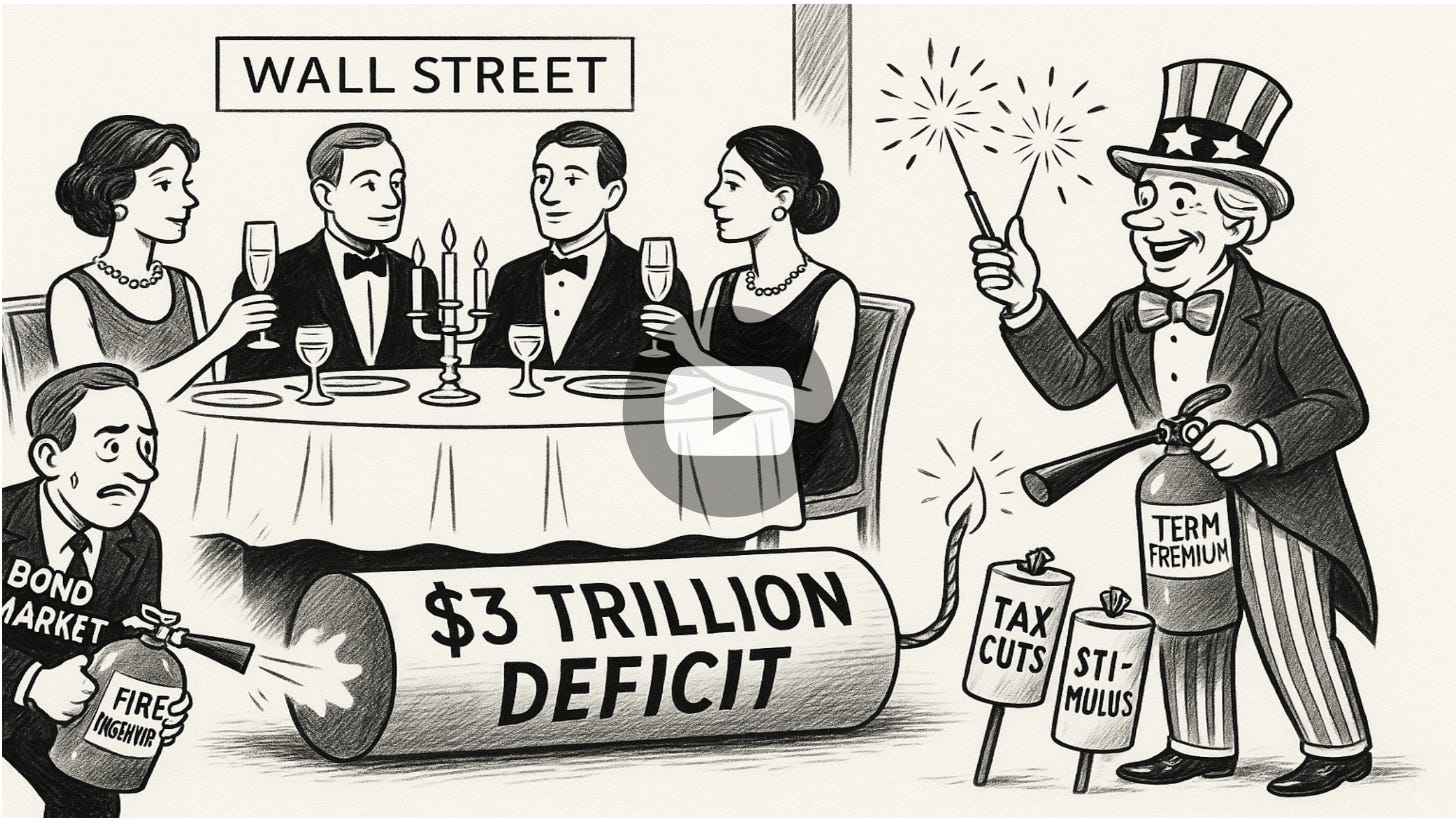Cartoon cover, ARK Innovation (ARKK): The Bond Market Reaches for the Extinguisher
