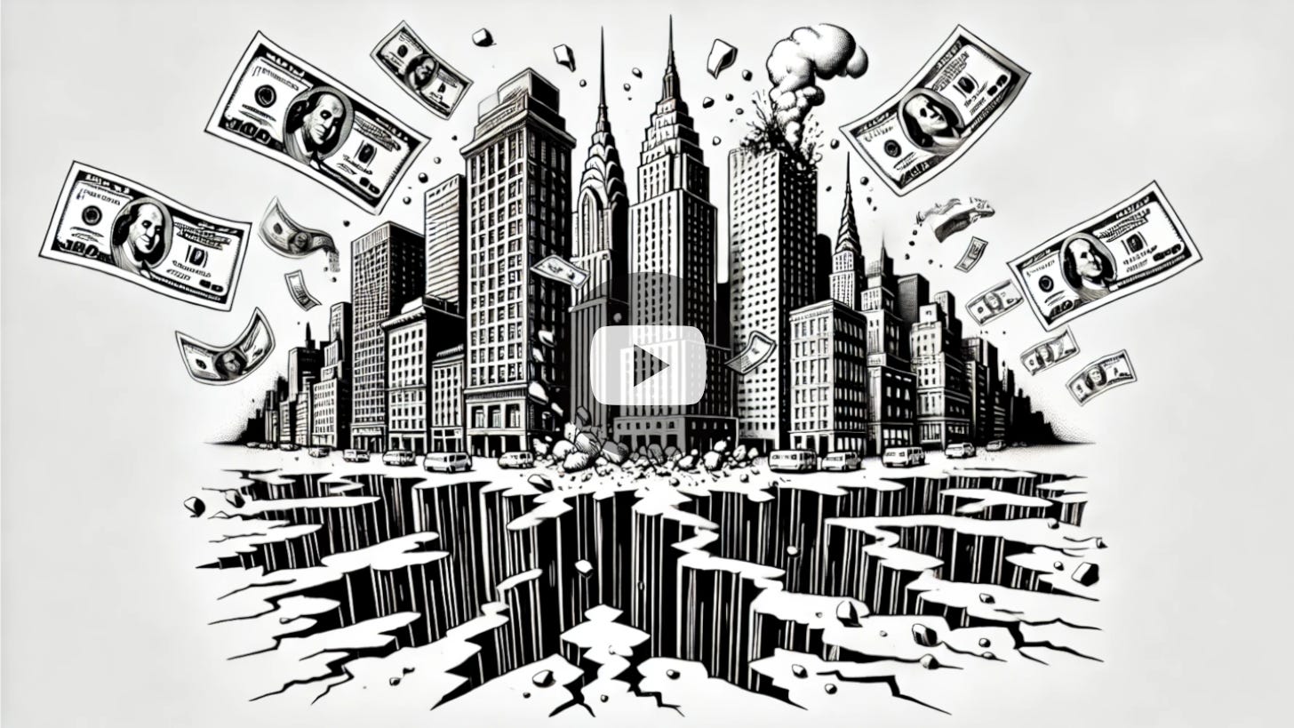 Cartoon cover, Developed Markets (EFA): Erosion, a Crowded Haven and a Clipped Wing