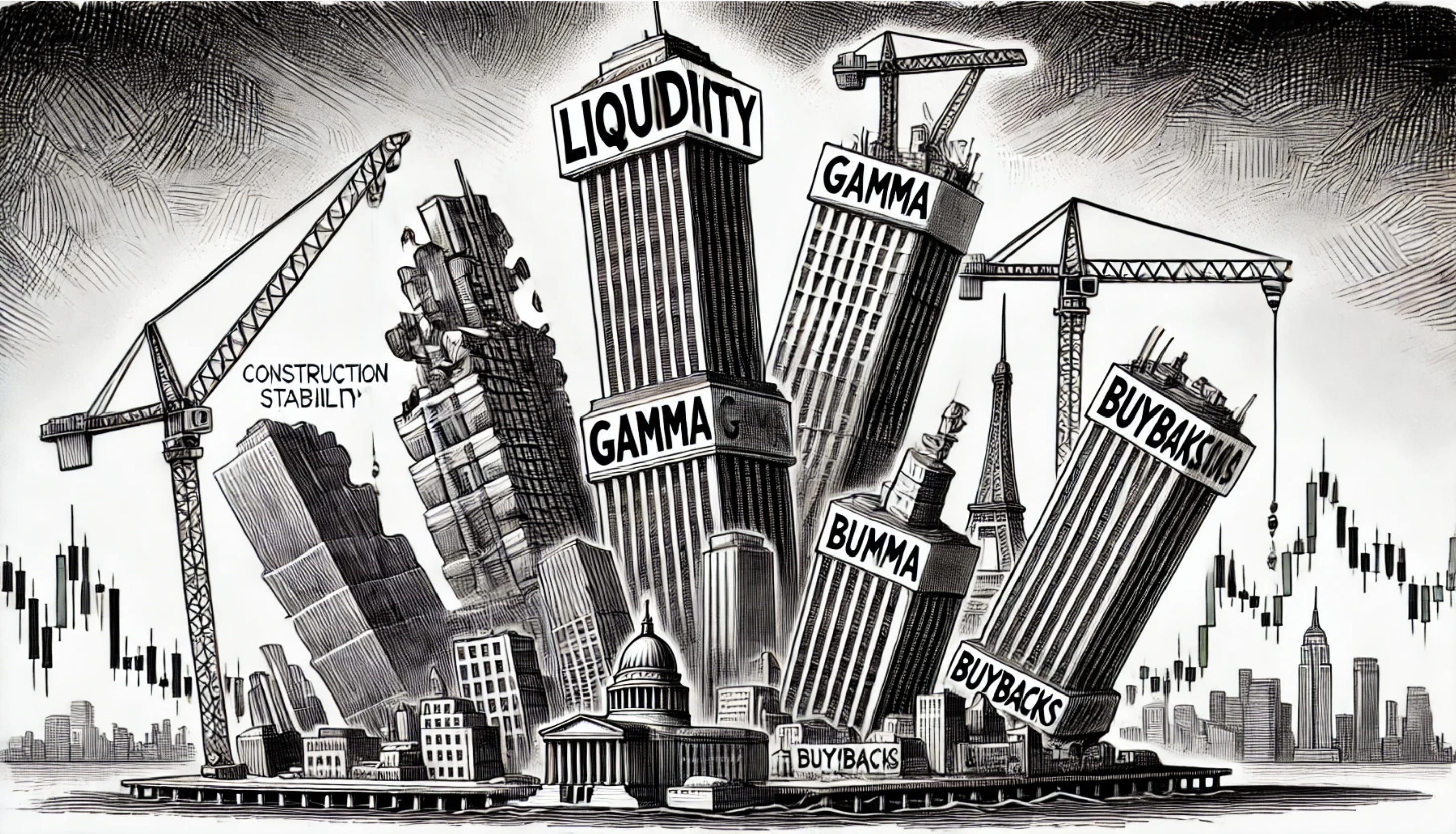 Cartoon cover, Portfolio Update: The Currents Holding a Nervous Market Up