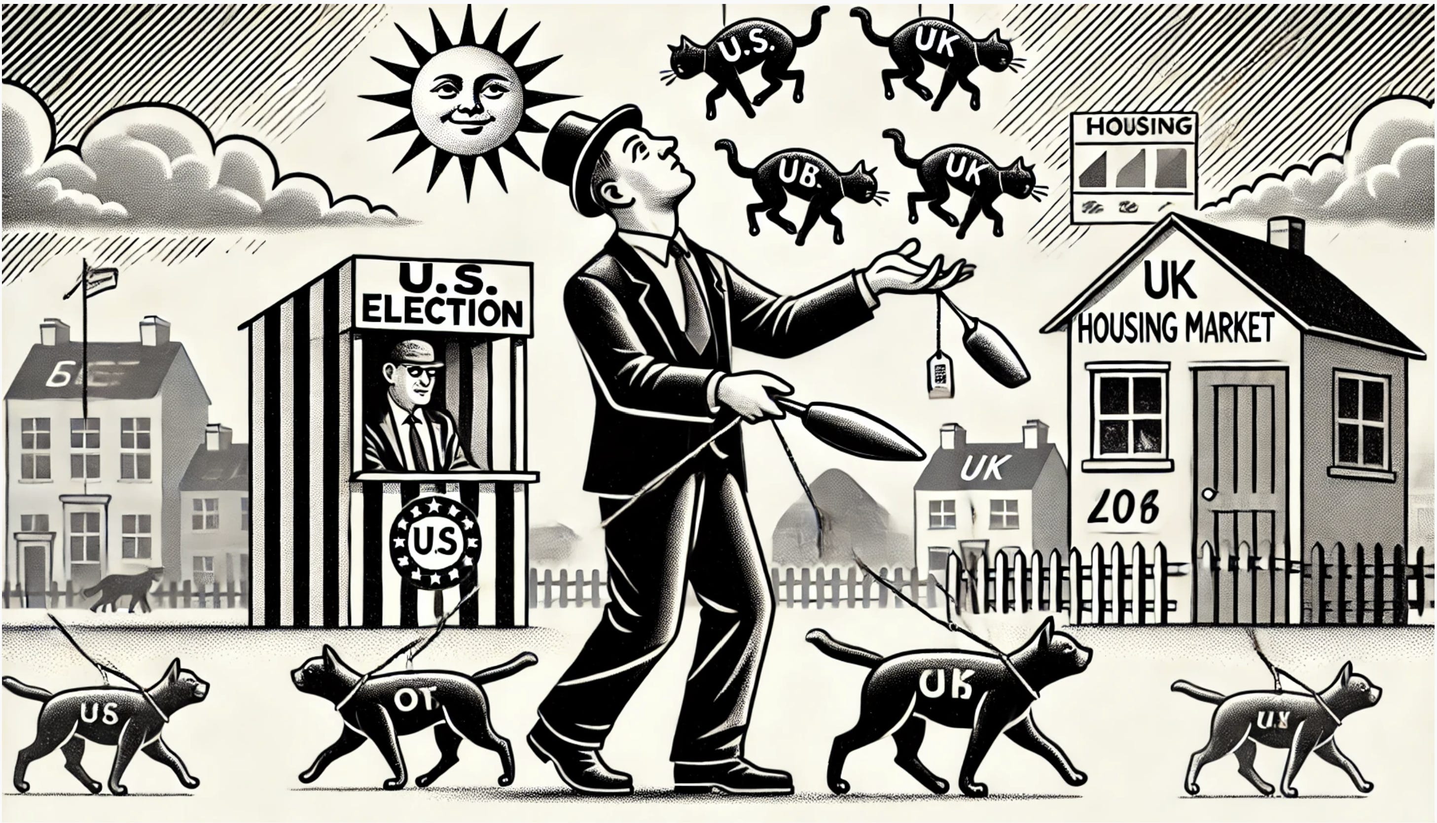 Cartoon cover, Rocket Lab (RKLB): Election Nerves Meet a Deflating Premium