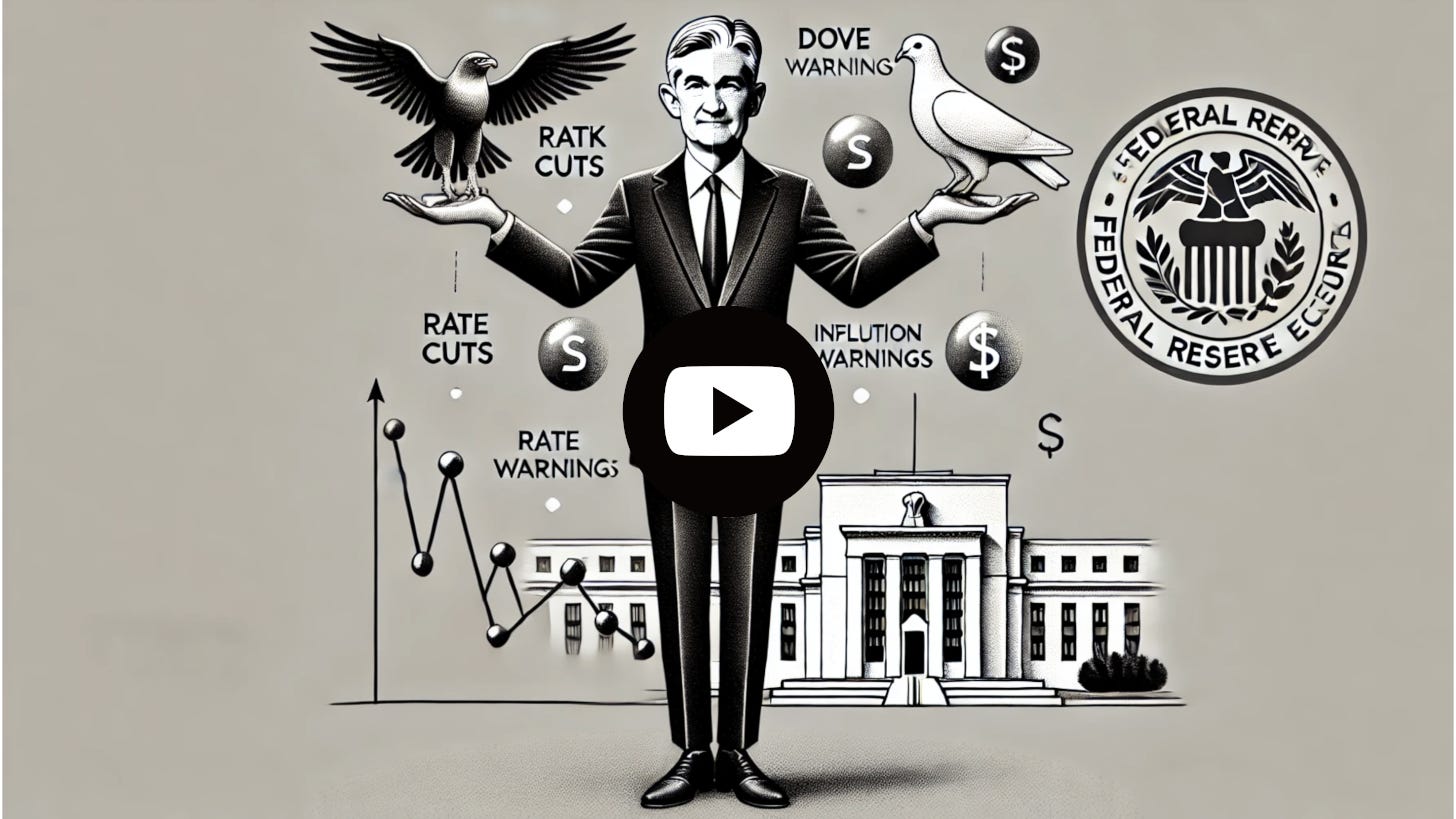 Cartoon cover, The Fed (Powell Put): Strategic Confusion as the Real Safety Net